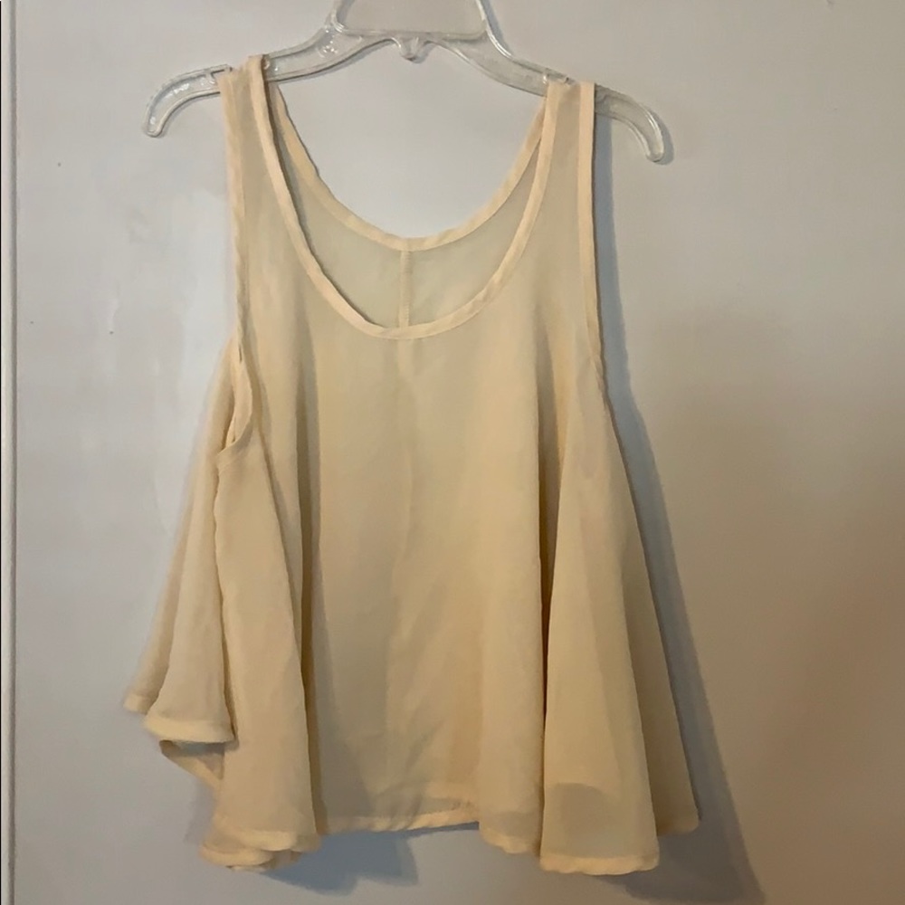 Sheer crop top